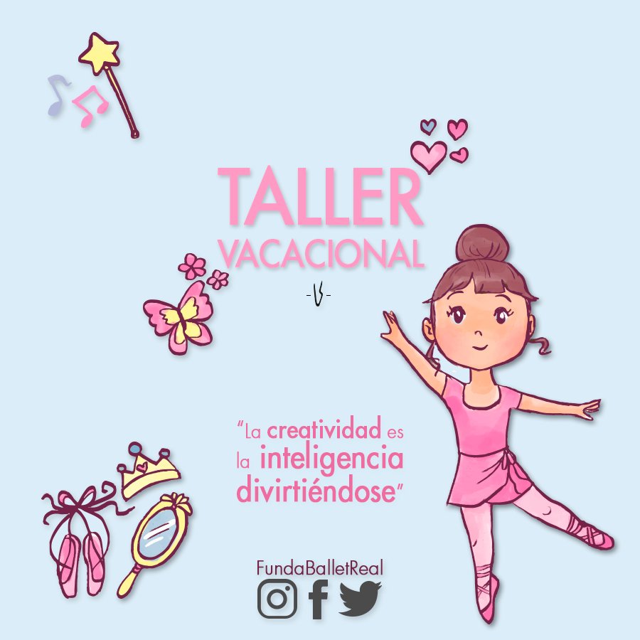 FundaBalletReal's tweet photo. ¡GRAN #TALLER VACACIONAL!

Autor: Albert Einstein.

#Ballet Real te invita a que seas parte de nuestro Taller Vacacional, en el cual podrás conocer y perfeccionar la técnica del Ballet Clásico.

+ INFORMACIÓN:
📲 https://t.co/0ukO7rBqgw
👤/📷/🐥 @FundaBalletReal

¡TE ESPERAMOS!🖐 https://t.co/9Ffu4sW5y3