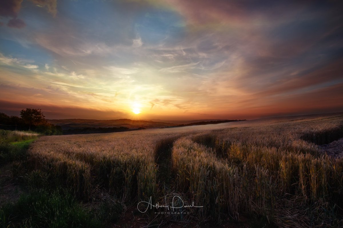 Lovely views over Winchcombe the other night