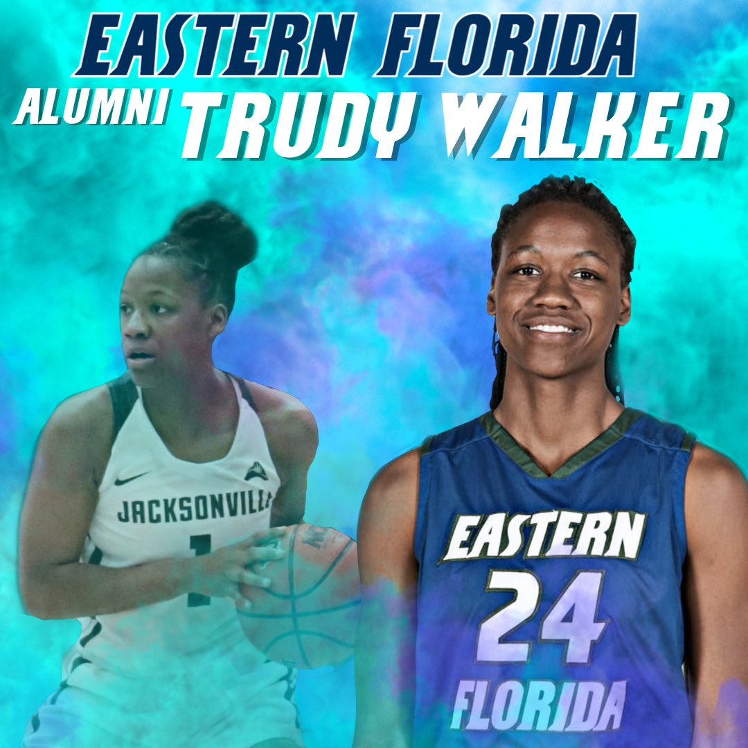 EFSCWomensBB's tweet photo. Huge congratulations and lots of love goes out to Eastern Florida & Jacksonville alumni Trudy Walker for signing a pro contract to play in Ireland with the Portlaoise Panthers. #efscwbb #efscwbbalumni #efsc #titanup https://t.co/Tfece9QHlF