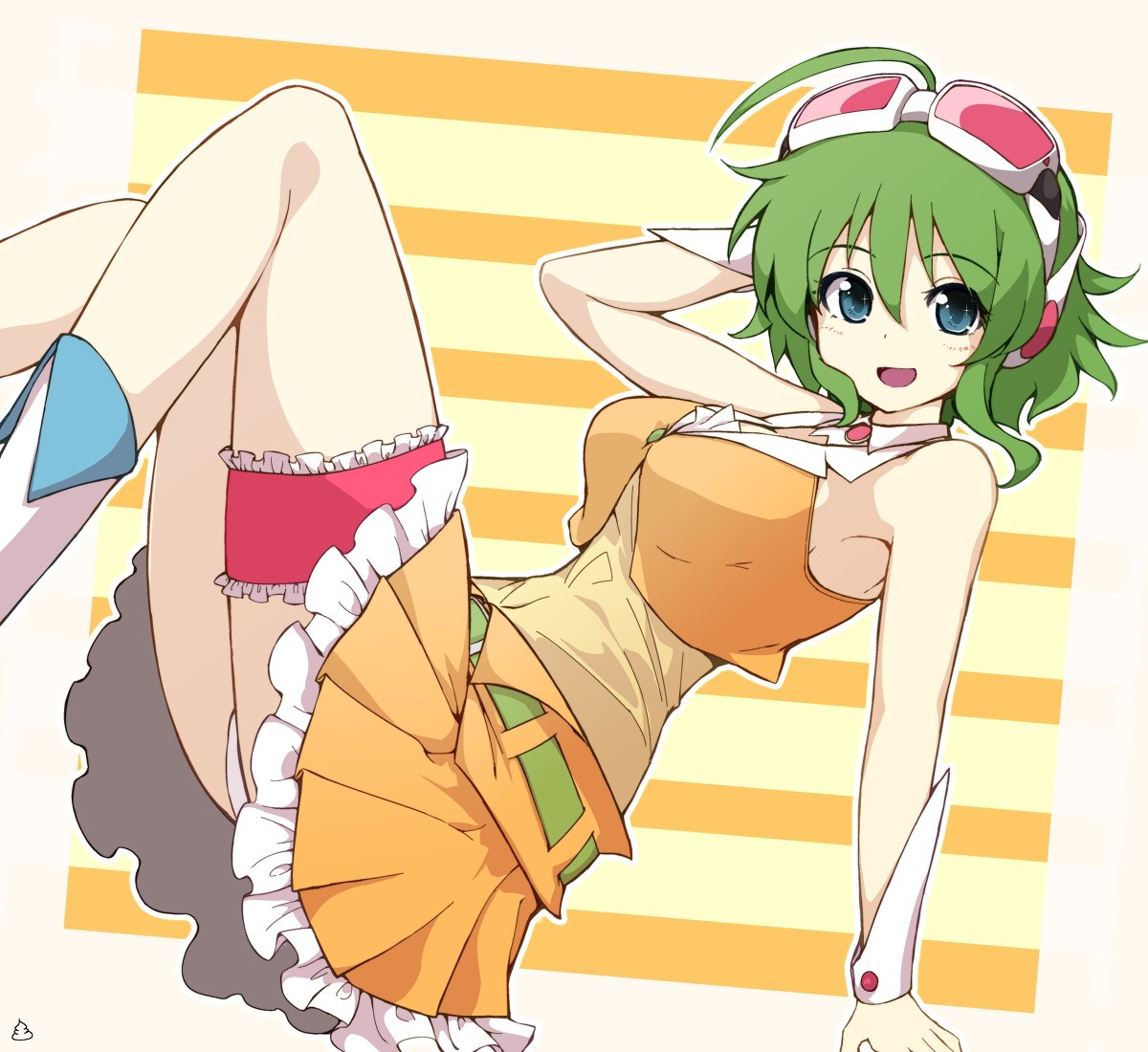 らくがき。 #VOCALOID #GUMI https://t.co/YMT3Al9gln 