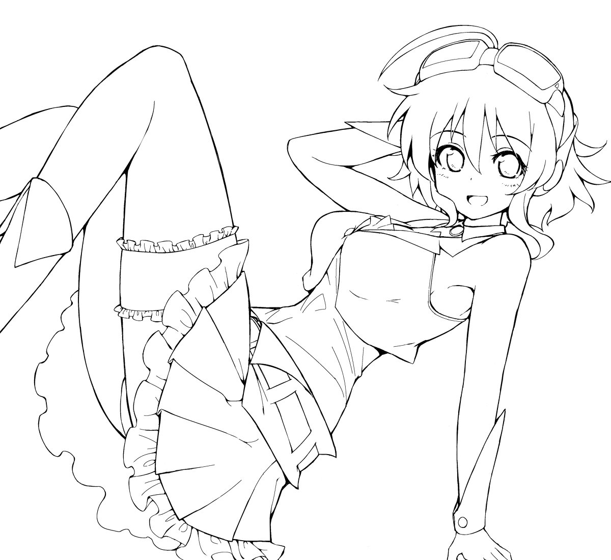 らくがき。 #VOCALOID #GUMI https://t.co/YMT3Al9gln 