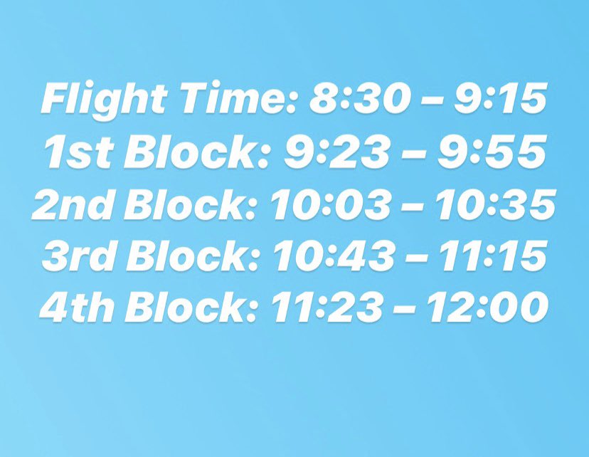 Tomorrow’s the day, #hawknation! We can’t wait to see you in the valley!  Here’s the schedule for Monday. No 7 a.m. classes until Tuesday.