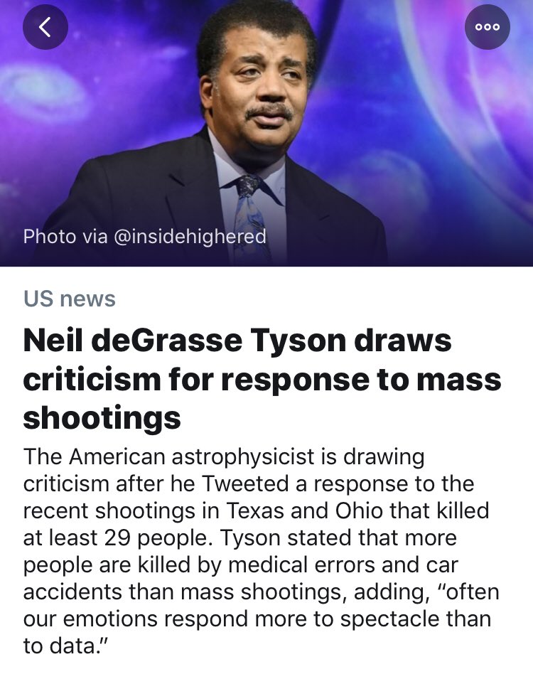 Eight hours ago, someone used Twitter to call for violence in DC. 9 hours later, the tweet is still up with 20K Likes/Retweets. A few hours ago, Aslan used abusive language direct at a person and his tweet is also up. Meanwhile, Twitter has a negative Moment about Neil Tyson.