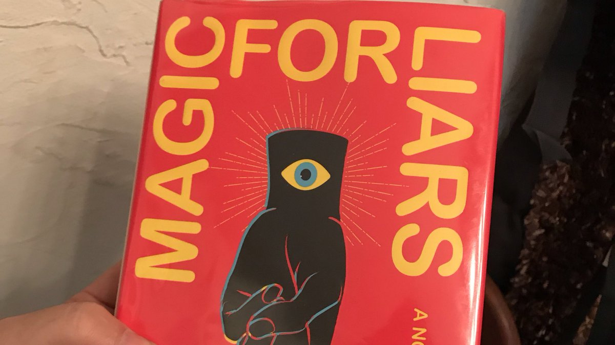 jtmorsewriter's tweet photo. Today's read for pleasure (versus read for research): #MagicForLiars by @gaileyfrey! From @torbooks. #book #pleasureread #summerread https://t.co/XgpfuDOuOu