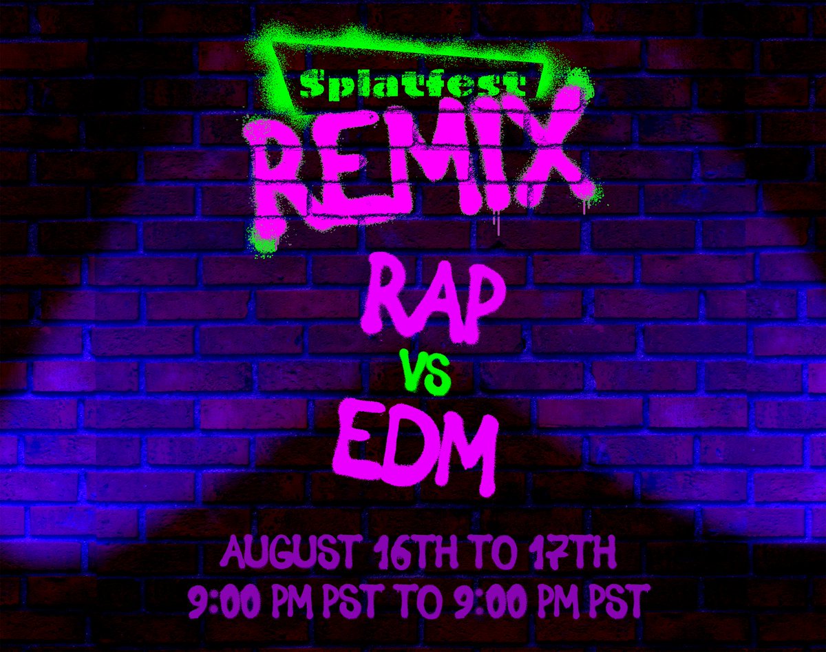 Get ready for the new way to Splatfest!!!
- Pick Turf War or Ranked
- Win Prizes!
Discord: discord.gg/uFdKCFC
#Splatoon2 #NintendoSwitch #Splatfest