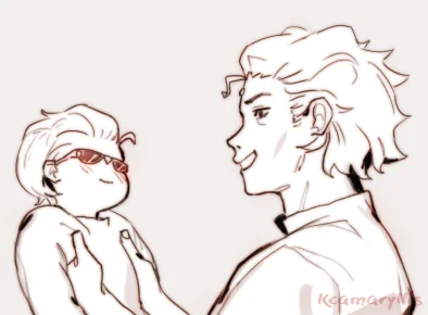 I can't stop thinking about Biggs III and I can't tell if those were Nero's glasses | #FFXIV shb spoilers 