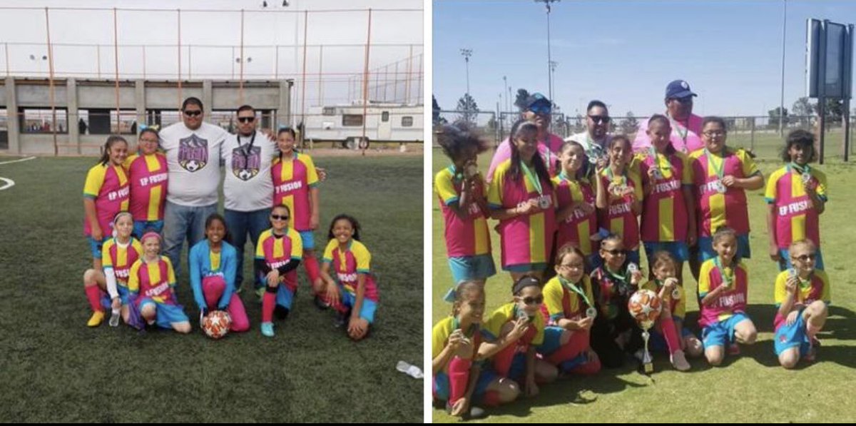 These are the young ladies and their coaches! The GoFundMe account says $3k is the goal but I wanna push that to $5k-$10k! You guys are awesome, already raised $2k in two hours! KEEP IT GOING #SoccerFamily