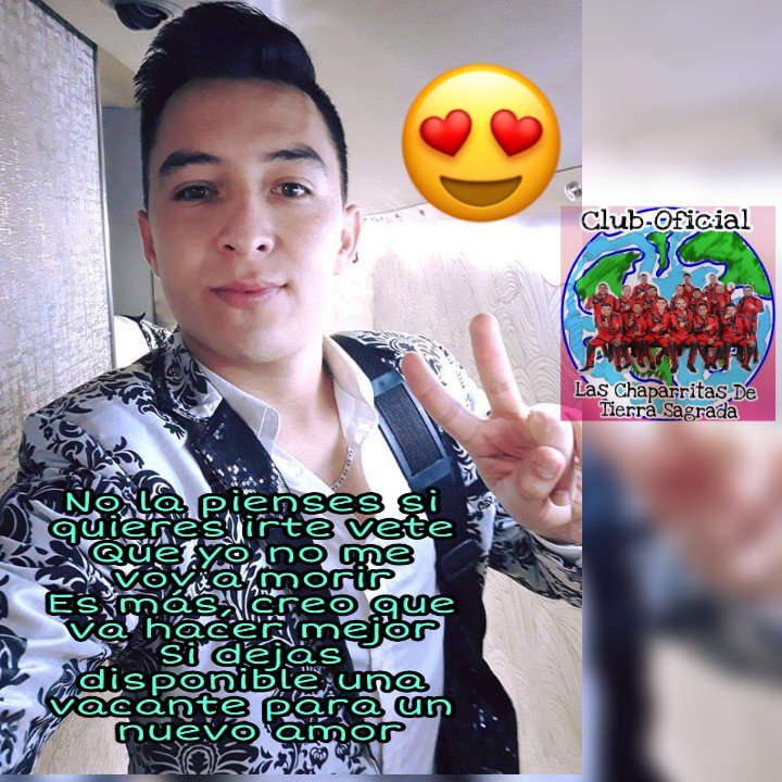 ClPromos's tweet photo. @LaPoderosa903  Hola me pueden complacer con #NoMeFueMuyBienContigo de @tierrasagrada1
@cesarnavarroa 
@jhobannyFlresOf 
@JuanpaTSOficial 
@elpollots1 
@clubTS3 https://t.co/2GYUk3Xy1b