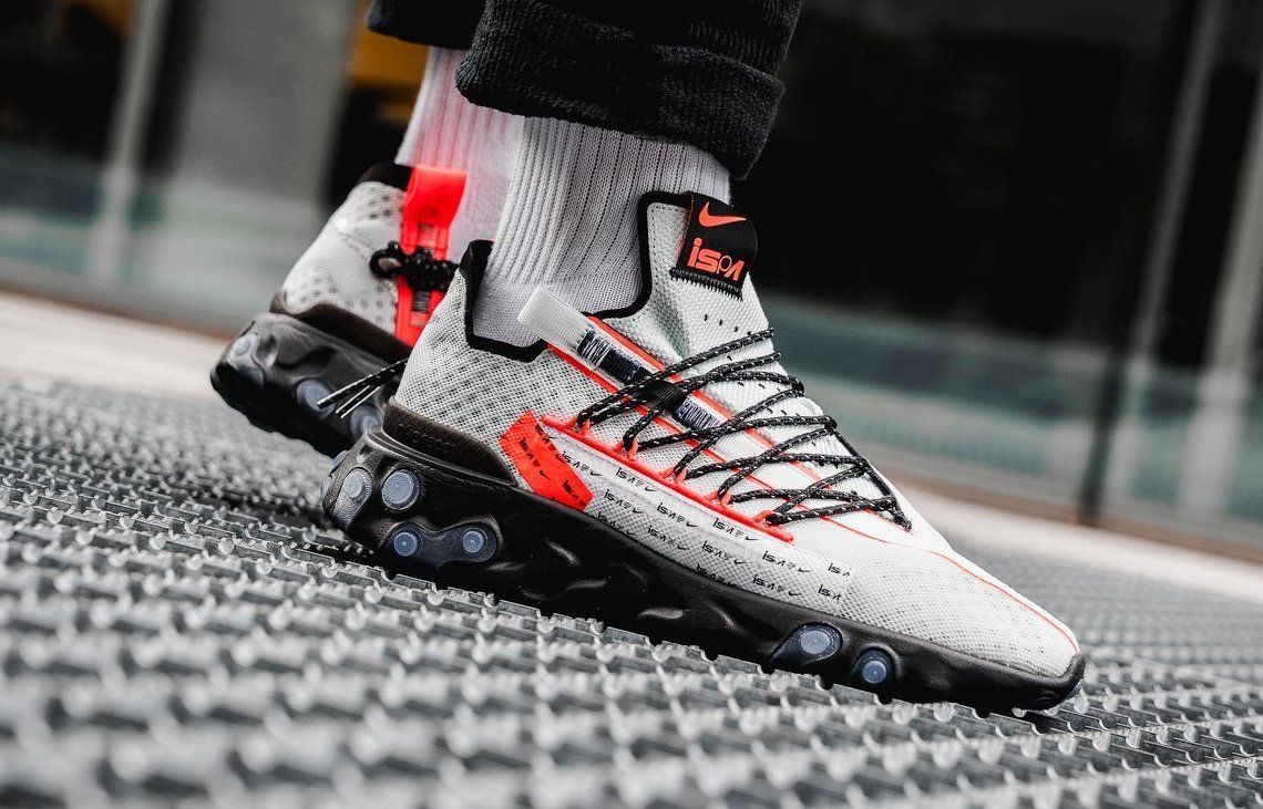 nike react runner ispa wolf grey