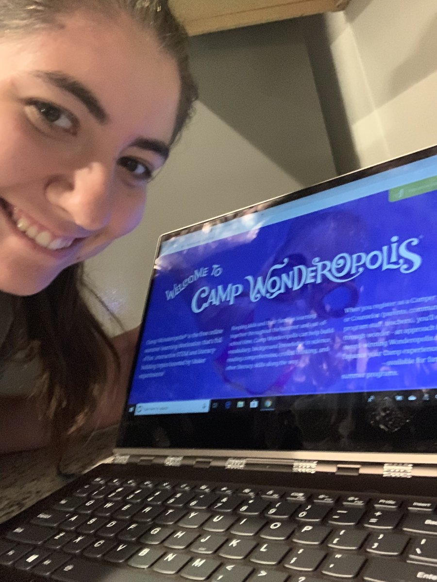 MsShirey_SWE's tweet photo. Learning about the different camps on Camp Wonderopolis!#SWESummer19 https://t.co/Xc9fFm85qI