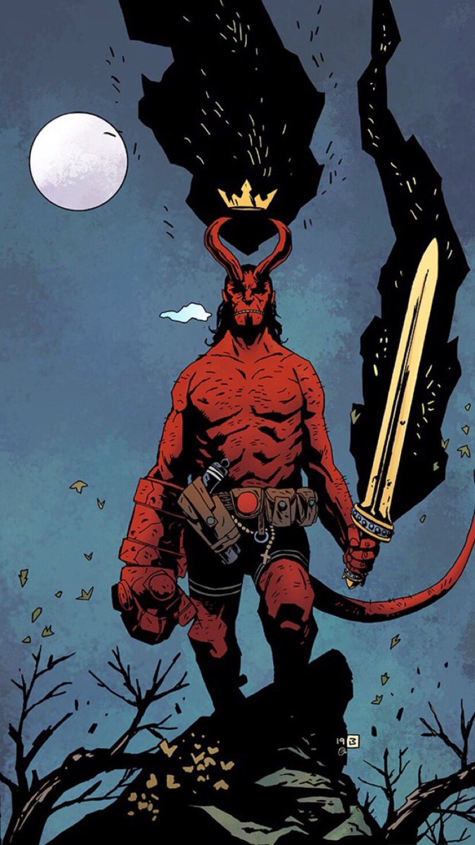 Omi_0318's tweet photo. Anung Un Rama - colored. Illustrated by @brian_balondo , colored by myself. Enjoy! #hellboy #anungunrama #mikemignola #darkhorsecomics #comicbooks #comicbook #comicbookart #comicbookillustration #comics #digitalart #art #artistsoninstagram #ronpearlman #davidharbour https://t.co/nGy6I7Rfhf