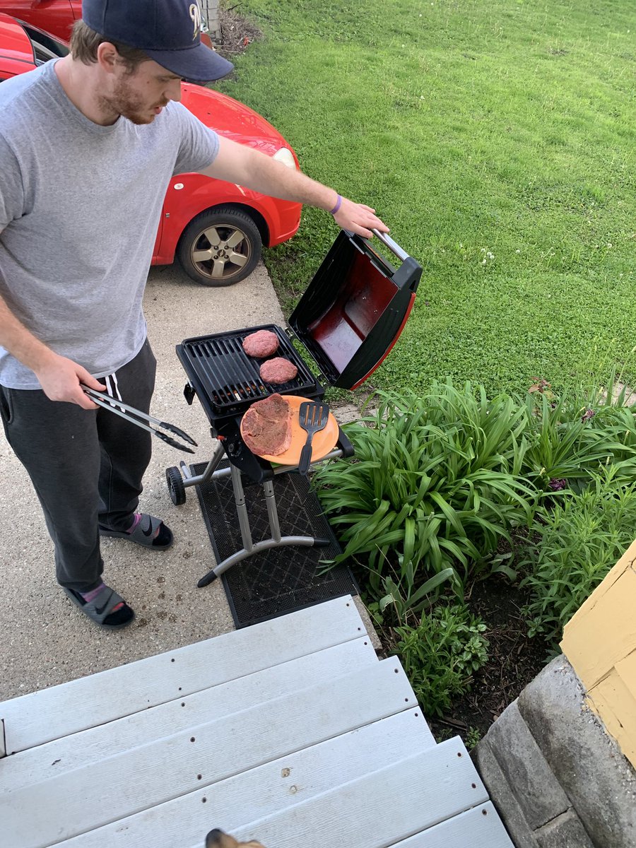 WollinMs's tweet photo. #GisForGrilling well, Joel grilling because I shouldn’t be allowed to... #ParksideABCchallenge https://t.co/7aOp40QgHX