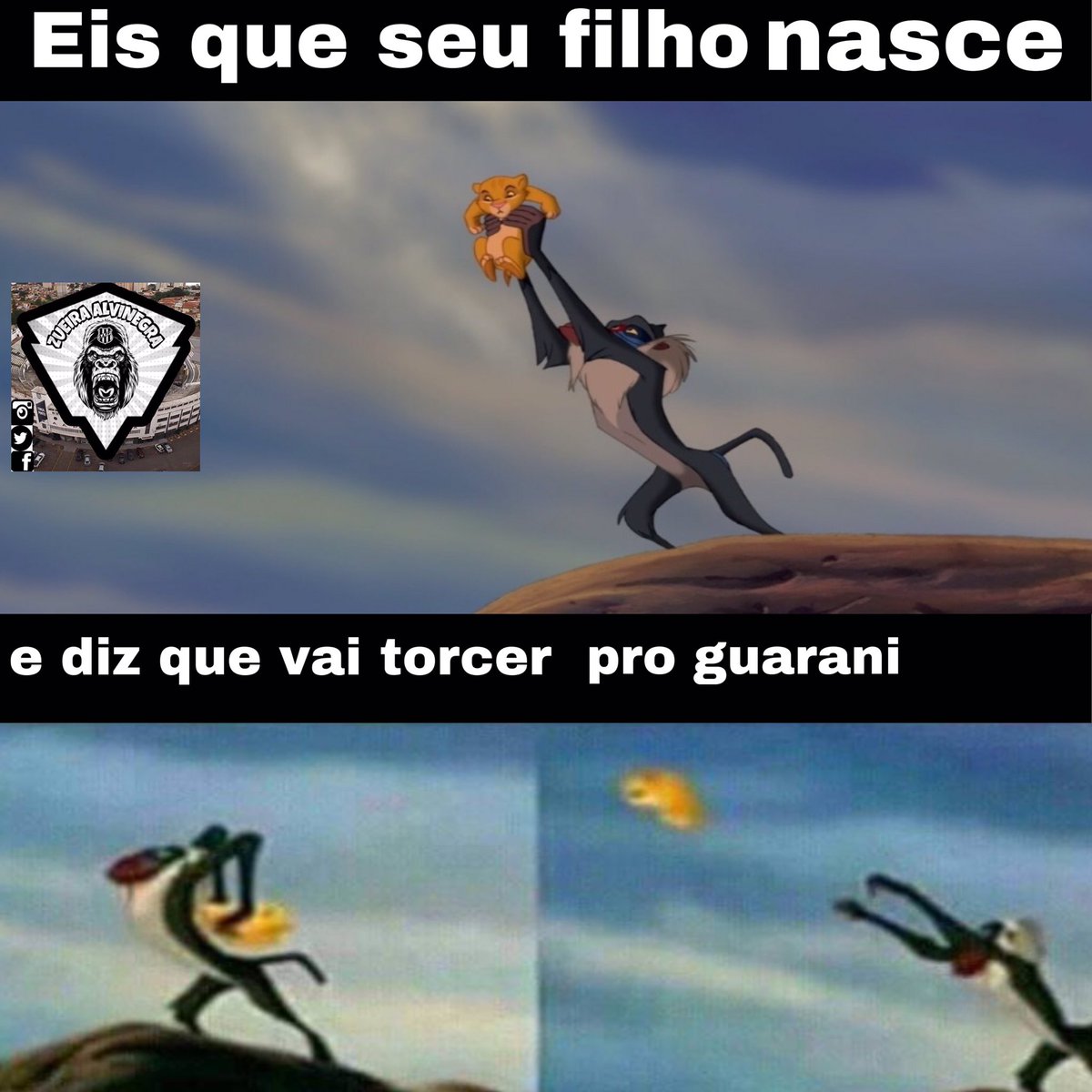ZAlvinegra's tweet photo. Poucas ideia!
#SobePonte
#oDerbyVemAi
#PontexBarcelonaDeCampinas https://t.co/KFMGcTLzEG