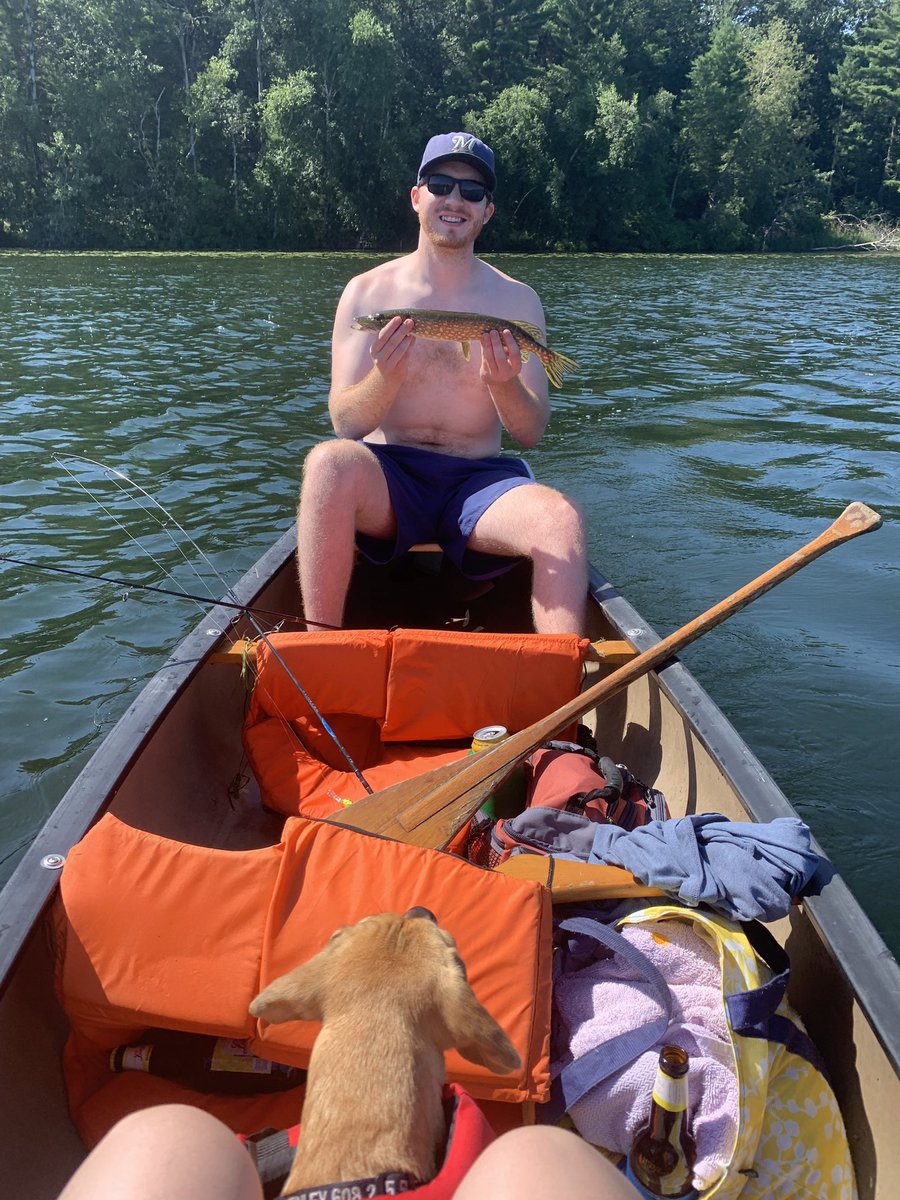 WollinMs's tweet photo. #FisforFishing again, Joel, not me.... but I was in the canoe and I didn’t scream or cry once so... #ParksideABCchallenge https://t.co/6NPaWeHZPU