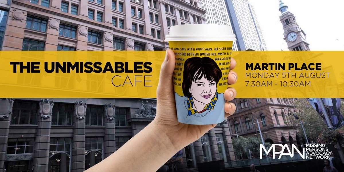 missedaus's tweet photo. Sydneysiders, head down to Martin Place and grab a coffee to spread the love for #NMPW2019 #MPAN #TheUnmissables https://t.co/SzAmoo4ixn