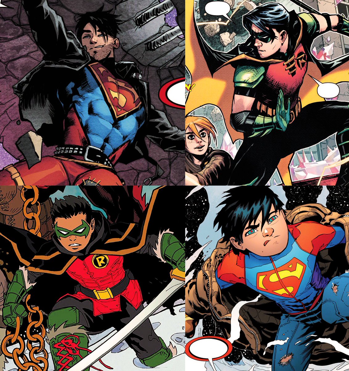 but Conner Kent and Tim Drake as well. 