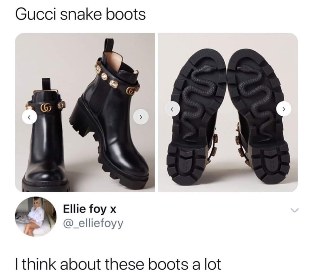 ChloeReadsBooks's tweet photo. The YA snake has made it to designer shoes! #YAsnake https://t.co/oAHeM7gJm0