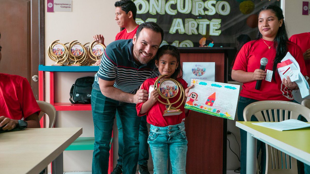 JorgeAcaiturri's tweet photo. Cada uno de ustedes puede cumplir sus sueños, no permitan que nadie les diga que no!
Algunos de estos dibujos serán expuestos en #Kansascity con obras de todo el mundo!
Gracias #ChildenInternacional2019 por incentivar el arte en los más pequeños! @dasealcaldiagye @cynthiaviteri https://t.co/pT0t60vAyN