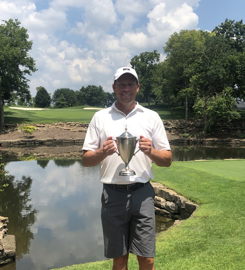 LochLloydGS's tweet photo. The Country Club at Loch Lloyd’s 2019 Senior Men’s Club Champion Jim Secrest! Congratulations Jimmy on a great two rounds of golf! @LochLloydGS #parkingspace https://t.co/AjkevdCqHC