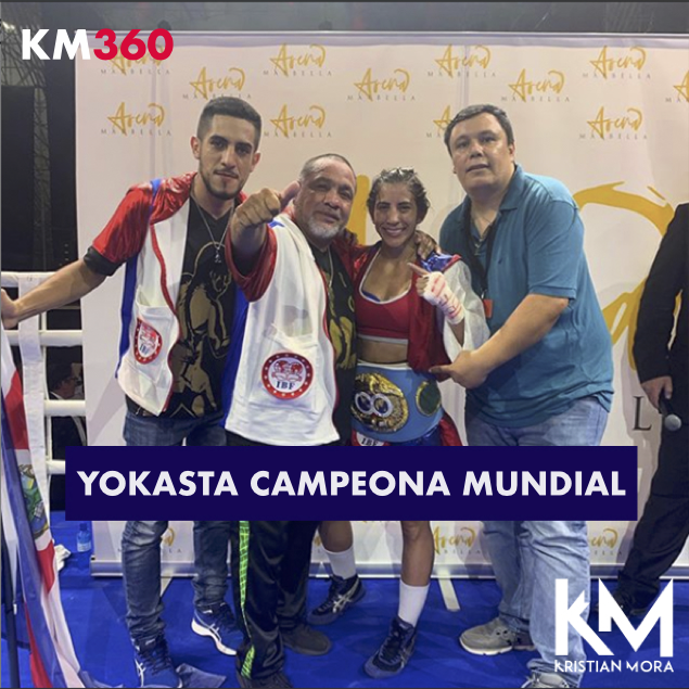 Kris_MoraCR's tweet photo. Yokasta Valle campeona mundial de los 105 libras de la FIB. Muchas Felicidades 👏👏👏👏 #KM #KM360 #YokastaCampeona https://t.co/590KBmurn1