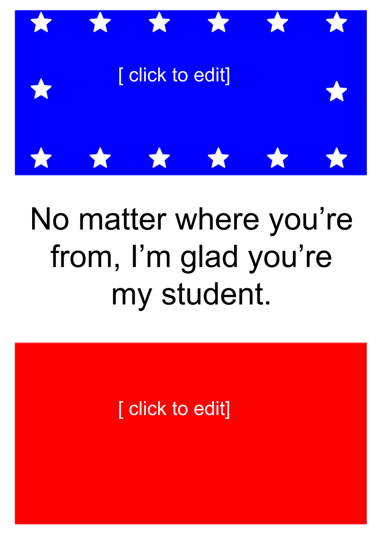 TanKHuynh's tweet photo. As you decorate your room this coming school year, create inclusive welcome signs like this one in any language. Free template available. 

https://t.co/FrAzrKFnP7 

@teacher2teacher #esl #eal #ell #eld #esol #tesol #ellchat https://t.co/7hbT7ALFOF