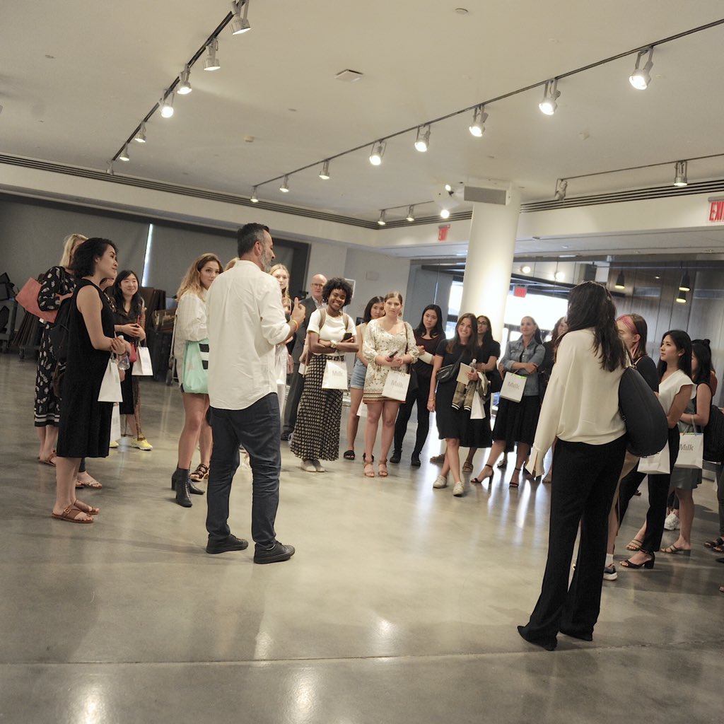 Check out our #MilkMakeup Instagram Highlight for tips and takeaways from the talk with <a href="/milkmakeup/">Milk Makeup</a> co-founders Georgie Greville and <a href="/zannarassi/">Zanna Roberts Rassi</a> and the brand’s chief creative officer Tyler Smart: instagram.com/fashionscholar…