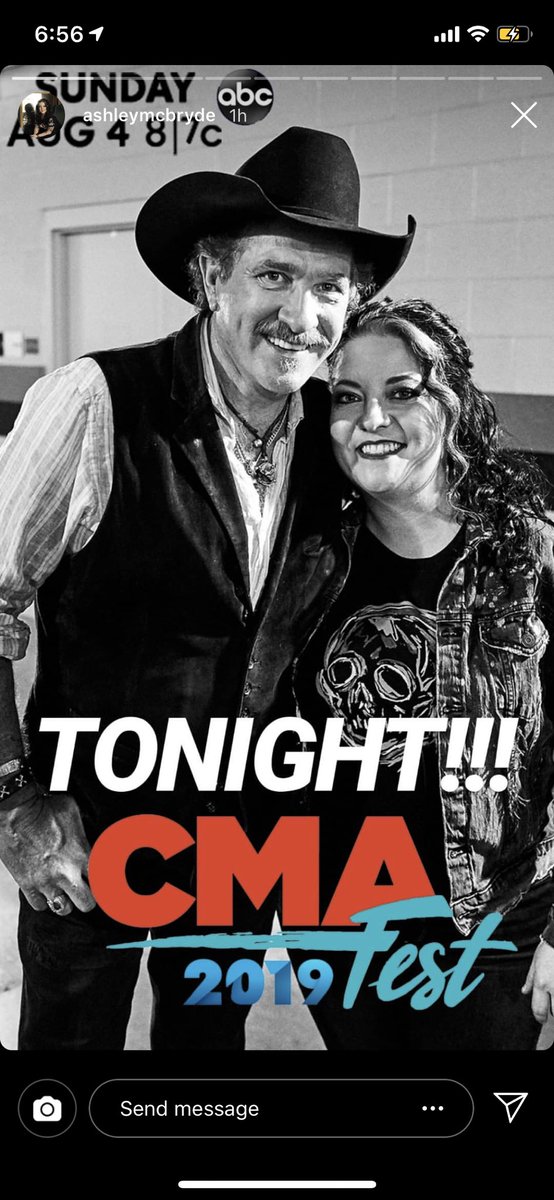 taylashae22's tweet photo. Can’t wait for @AshleyMcBryde #CMAfest2019 https://t.co/4tHccnxVaL