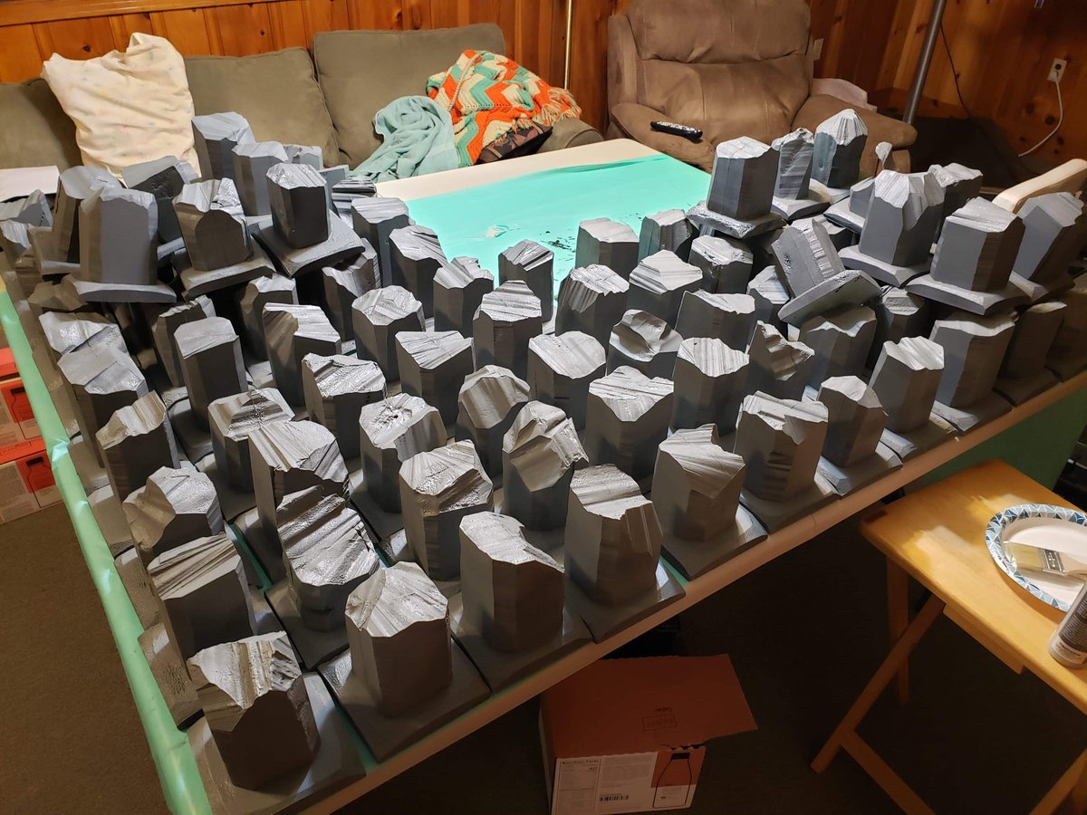 StrengthHammer_'s tweet photo. @lazencantm putting in the work this weekend as well for #nova19 terrain! He is in to drybrush work as well! https://t.co/TMBfjac4Zv