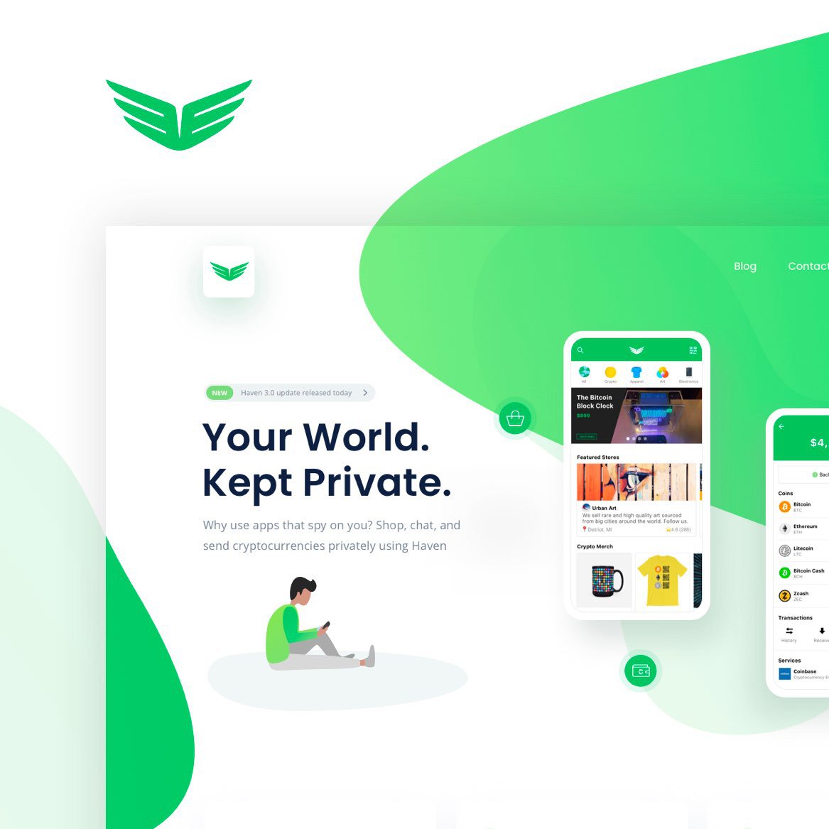openbazaar's tweet photo. Help us celebrate the launch of @HavenPrivacy, the first full-featured mobile app for OpenBazaar! 👐

On Twitter &amp; in the Reddit thread below, tell us what you are selling &amp; what you want to buy using $BTC $LTC $BCH or $ZEC!

https://t.co/bb4b2mHYhp 

#GetHavenApp https://t.co/ivAkayTFIf