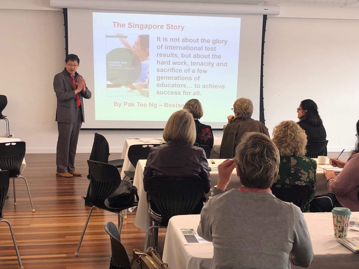 NicoleJaggers's tweet photo. Welcome Dr Pak Tee Ng from Singapore's National Institute of Education - speaking to IB MYP and DP leaders in Canberra this morning #ibap #ACTpyp https://t.co/DkWYhNcHc5