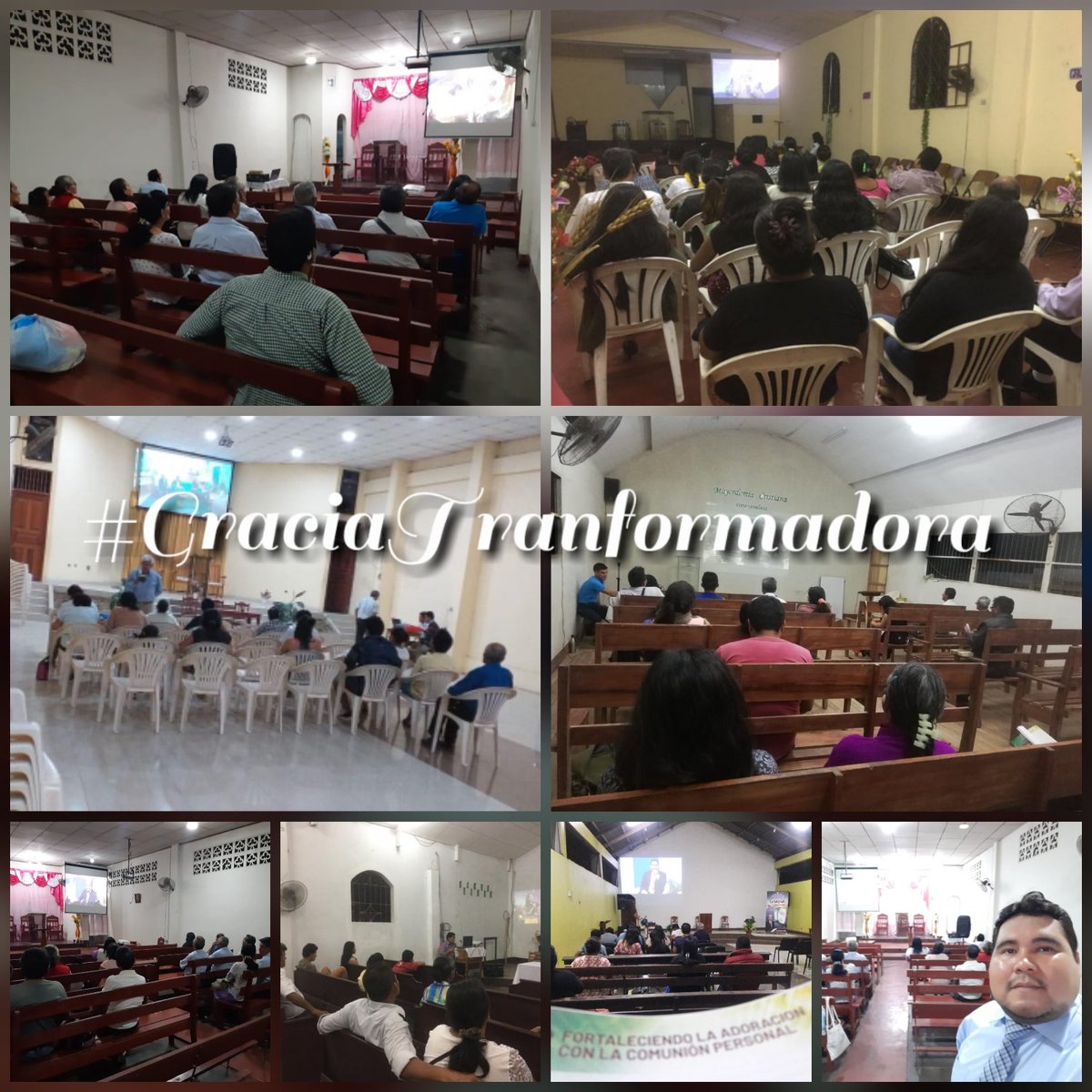 PrEudisVasquez's tweet photo. Día 1 #GraciaTransformadora Iglesias, GPs, Familias en toda la #MOP disfrutando de ésta semana extraordinaria de Reavivamiento con el Pr @alejandrobullon

@JosananAlves
@EnzoChavez
@EDINSONVASQUEZ
@mcoaugarte https://t.co/4d80TlR8ub