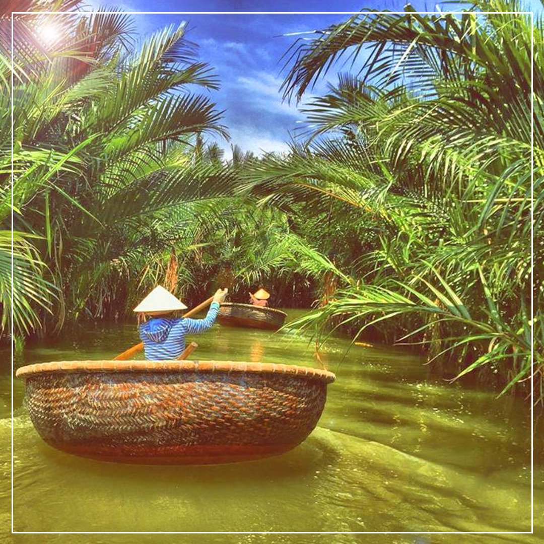RestaurantMoka's tweet photo. If you have come to Hoi An, you should spend a day to explore Bay Mau coconut forest. https://t.co/15raD15plB