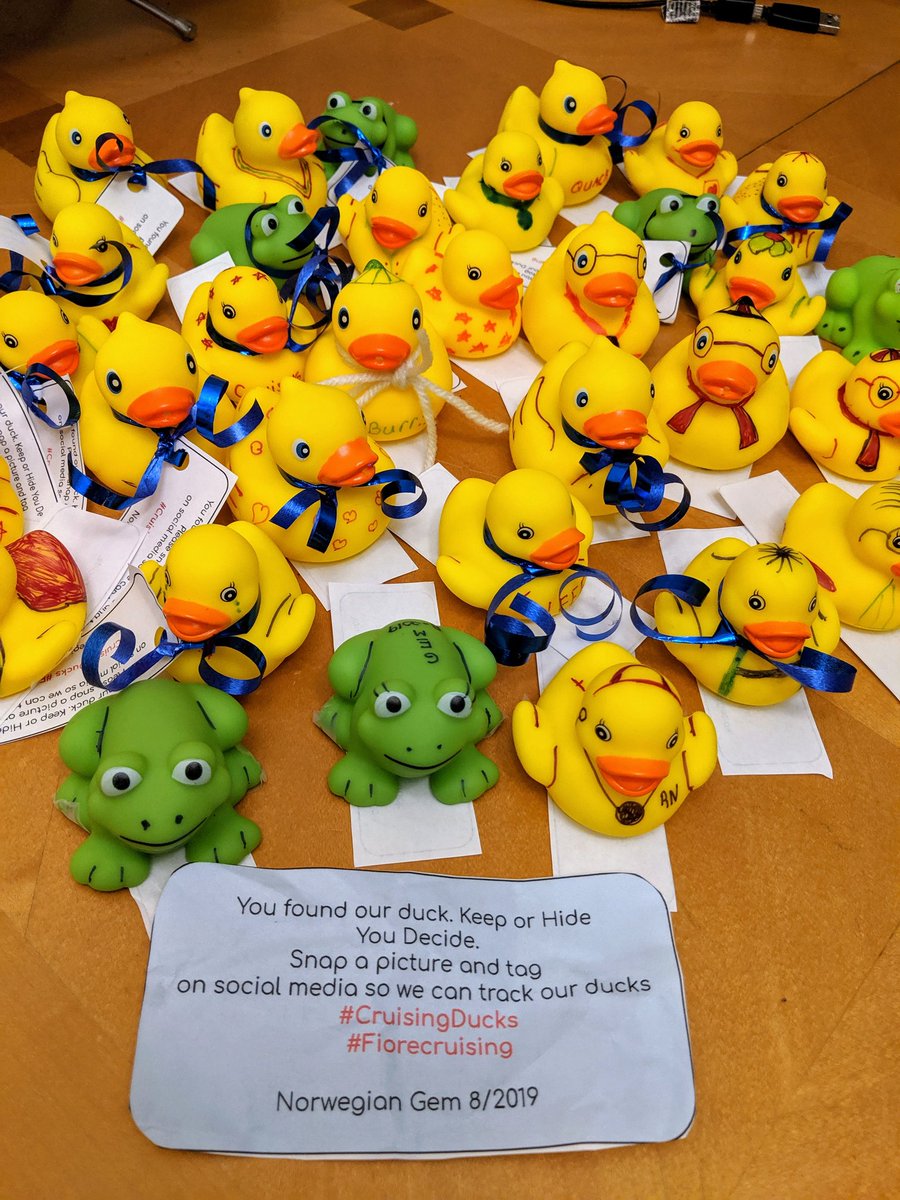 SPSnurse's tweet photo. We are ready to go!#Fiorecruising #Cruisingducks https://t.co/PRb9NvXXLC