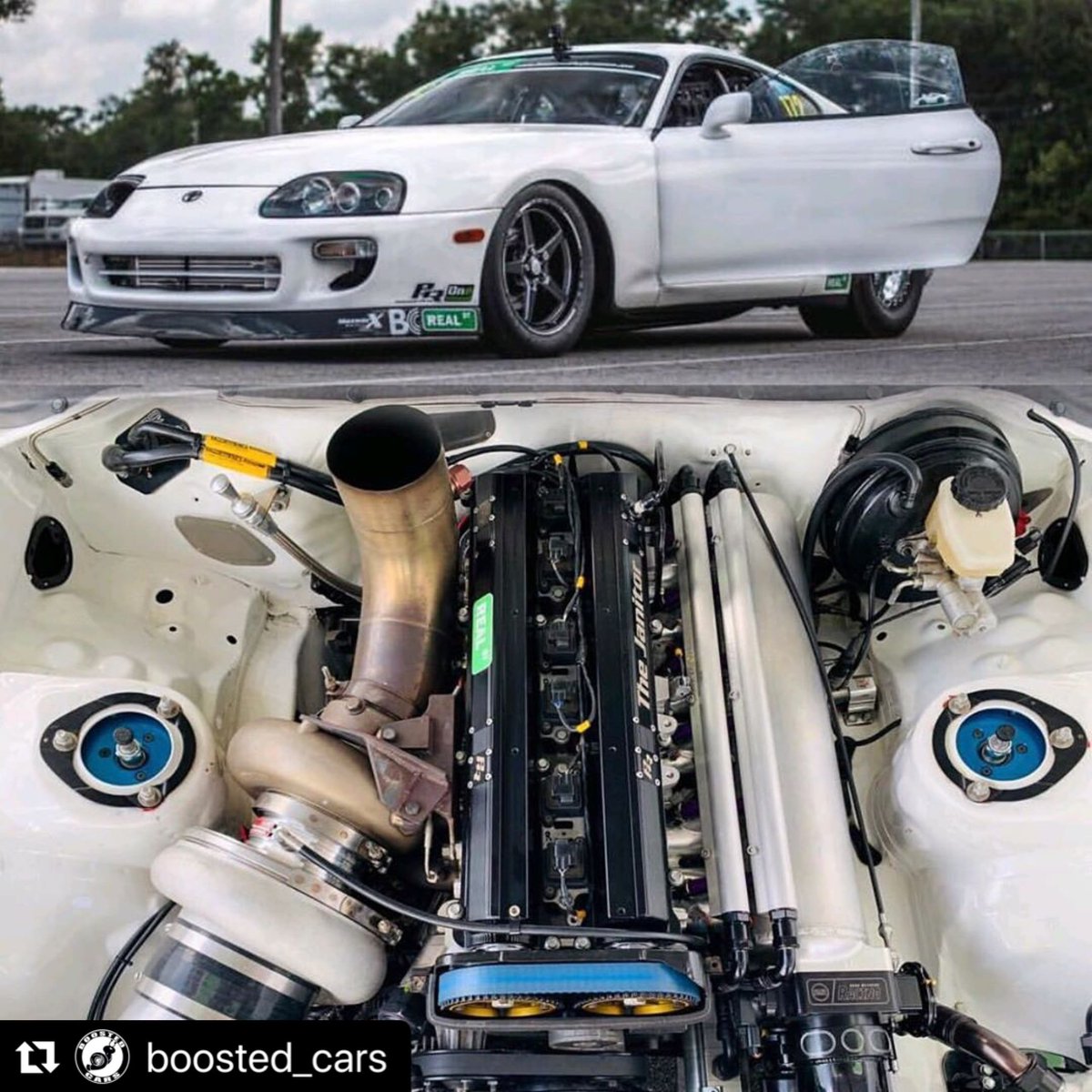 GatesNAmerica's tweet photo. #Repost boosted_cars (IG)
・・・
geo2jz’s (IG) crazy drag Supra!
_____
#supra #2jz #trd #realst #boosted_cars #racecar #becauseracecar https://t.co/HeAw1Vu02t