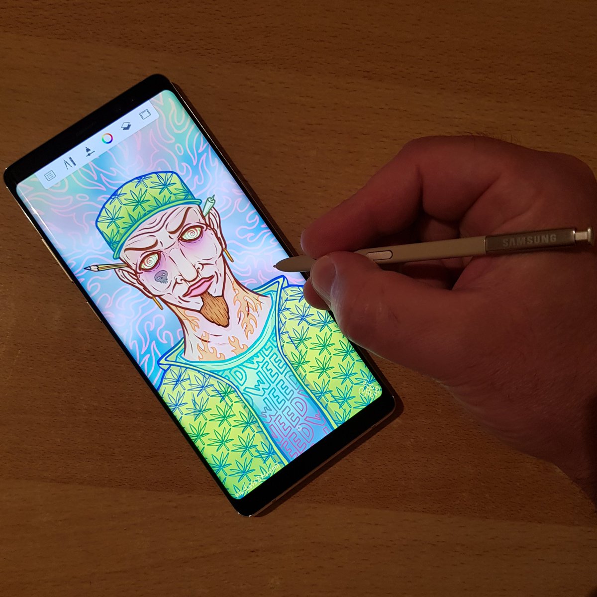 nikolas83gianni's tweet photo. #art #artist #ilustrator #ilustration #digitalartist #digitalart #designer #tattoo #marijuana #skull #weed #cap #pencil #joint #sketchbookapp #nikolass #nikolass83 #nikolass83gianni #deviantart #penup #note8art #note8 #spen #autodesksketchbook #samsungglobal #srbija #serbia https://t.co/JzhYGQDgjC