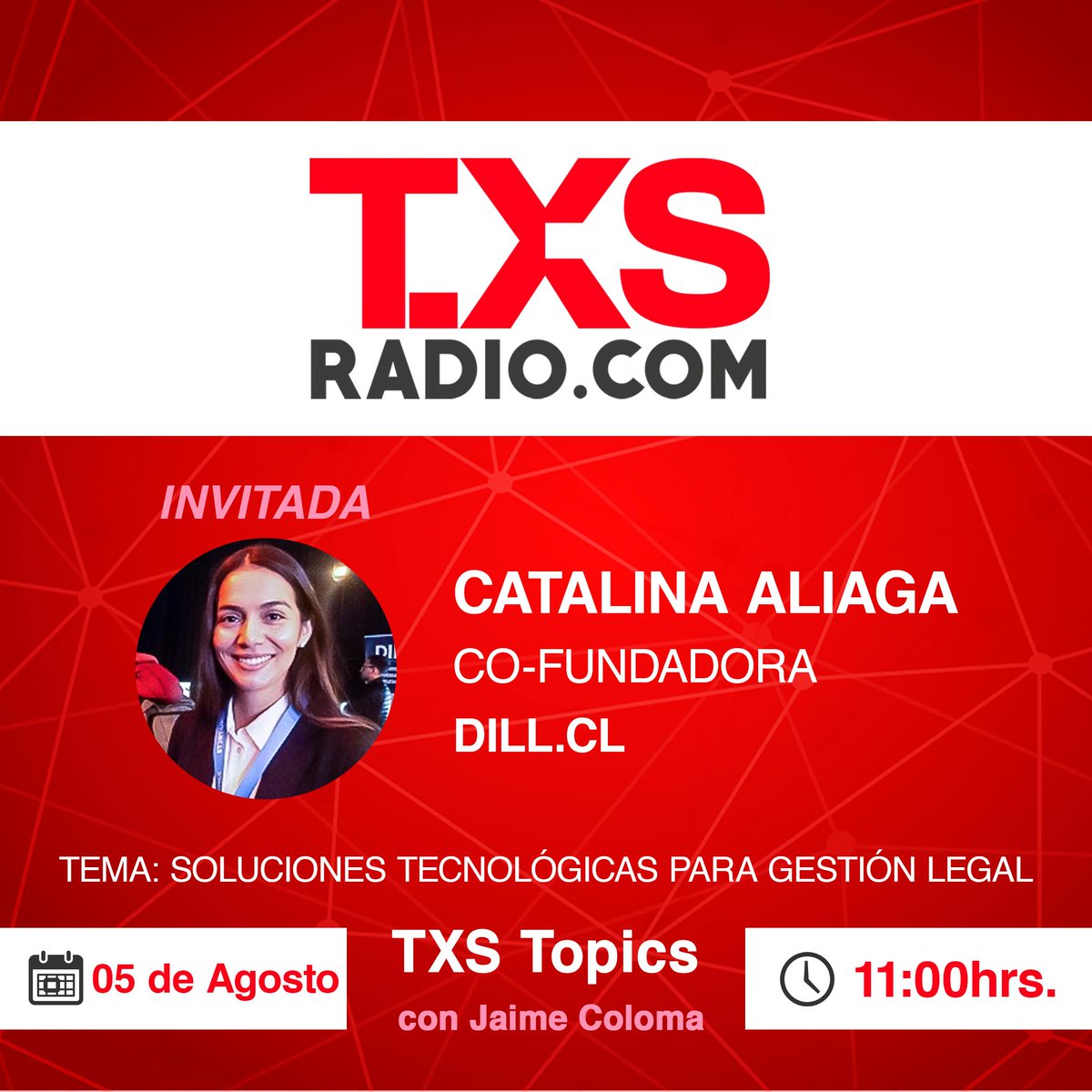 txsradio's tweet photo. Excelentes invitados para que iniciemos una excelente semana!!!👍👍👍
Sebastian Ayala con @FelipeOvalle
Gabriel Diaz con #ProfeRobbie
Catalina Aliaga de @DILL_ASSISTANT con @JaimeColomaT
@meteoritoschile Millarca Valenzuela con @GaboTuitero
DISFRUTEN🤟🤟😎😎🤟🤟 https://t.co/mXIOtAn1gT