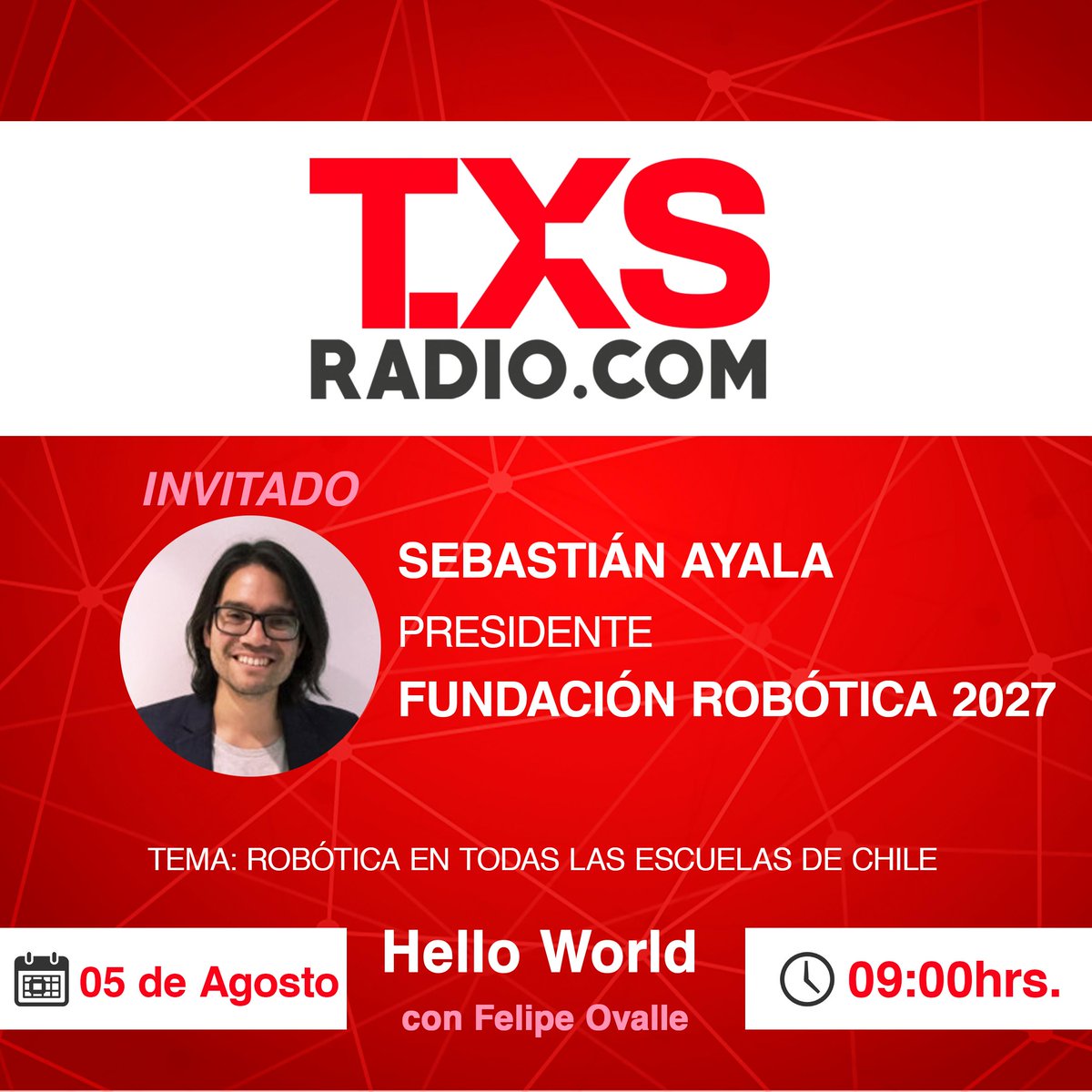 txsradio's tweet photo. Excelentes invitados para que iniciemos una excelente semana!!!👍👍👍
Sebastian Ayala con @FelipeOvalle
Gabriel Diaz con #ProfeRobbie
Catalina Aliaga de @DILL_ASSISTANT con @JaimeColomaT
@meteoritoschile Millarca Valenzuela con @GaboTuitero
DISFRUTEN🤟🤟😎😎🤟🤟 https://t.co/mXIOtAn1gT