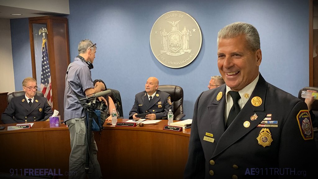 AE911Truth's tweet photo. "After 18 years, I'm still looking for justice for my friends, because I know that there are people out there who need to be held to account."
— Fire Commissioner Christopher Gioia
https://t.co/04kUCFbhmD @POTUS @zerohedge @FBI @TheJusticeDept #WTC7 #ASCE #NIST #engineers #AIA https://t.co/bV7mujrMWg