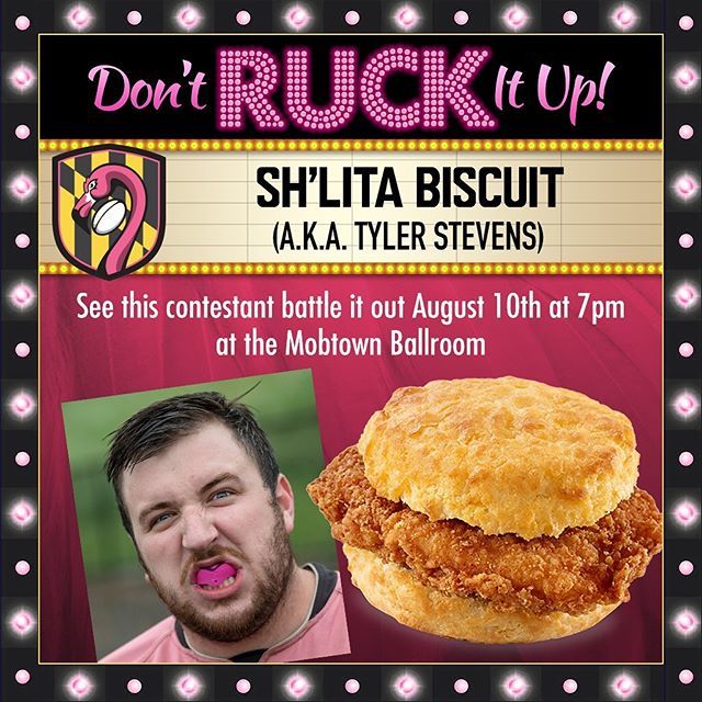 BmoreFlamingos's tweet photo. Our final performer for Cycle 3 of “Don’t Ruck It Up” we are announcing is none other than Sh’Lita Biscuit aka Tyler Stevens @tstev22! She made it all the way to the final lip syncs in her debut in Cycle 2 so keep an eye out for her this time! Event info… https://t.co/DvwCfbrOAG https://t.co/cI6gWdBAgj