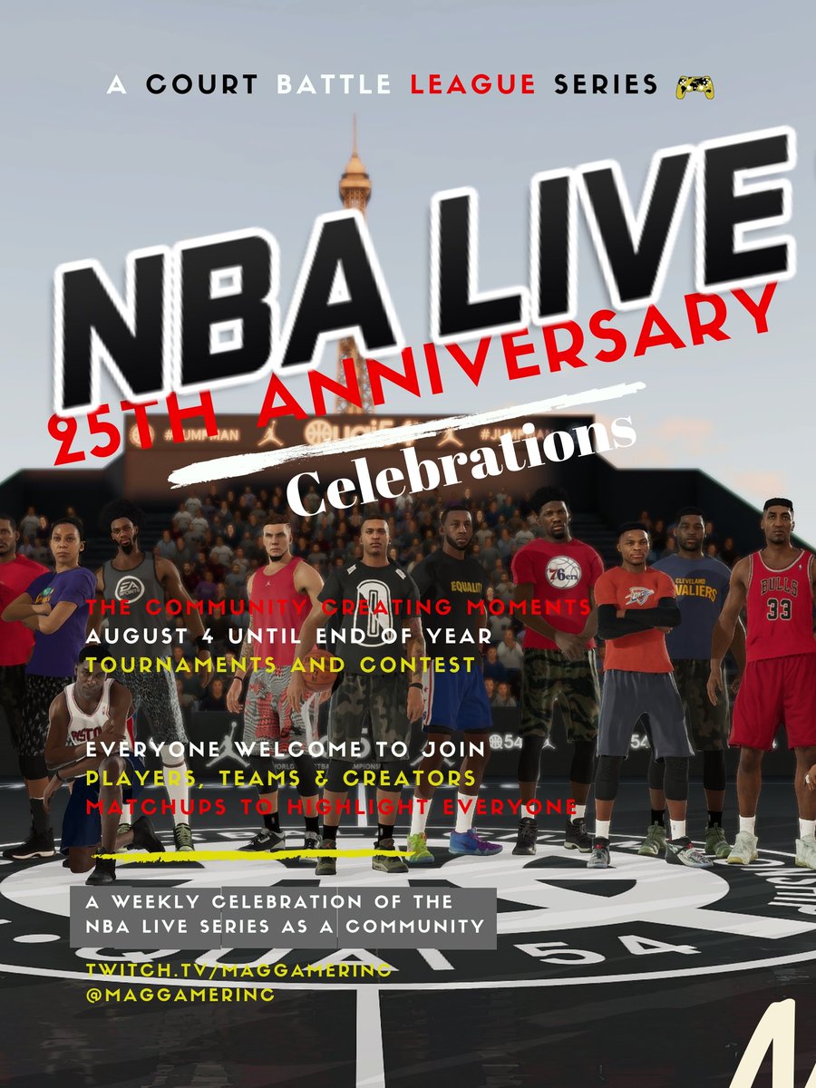 IamMagGamer's tweet photo. 25 years of pioneering Basketball games we celebrate!!!

watch live now
https://t.co/oxkIx9Atu8

https://t.co/Do6SLP7jLR

https://t.co/7WkuC4ID4a https://t.co/ahIFDl0qeY
