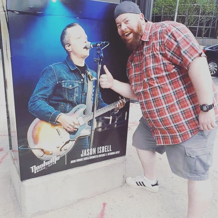 Sig_guy5523's tweet photo. Ran into my favorite song writer of all times. Can't wait to see him in Fredericton.  He is our generations John Prine.

@JasonIsbell https://t.co/iVPxNQKtdN