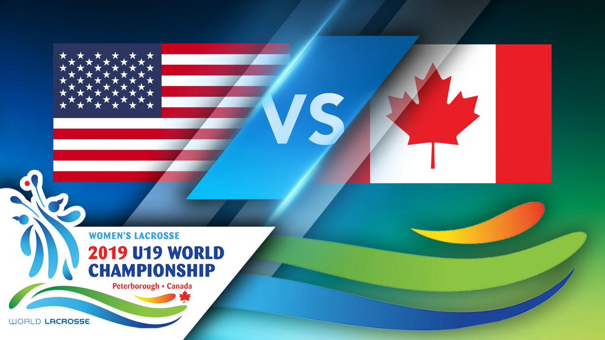 LIVE NOW on LSN: @USAWLax 🇺🇸 vs <a href="/CanadaLacrosse/">Team Canada Lacrosse</a> 🇨🇦  preliminary round game from @worldlaxsport @2019u19wclax WATCH FREE on laxsn.com &amp; the LSN app (download: bit.ly/2JoEgJE)