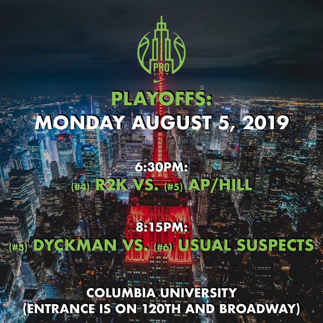 Don’t forget!! It’s playoff time. Come show love!🔥