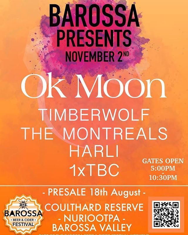 Heading to Adelaide’s to play @barossa_beer_and_cider_fest with my pals in <a href="/okmoonmusic/">Ok Moon</a>. Looking forward to tasting all the things and playing for you all. 🍻🍹🏟 ift.tt/2yPhkzP