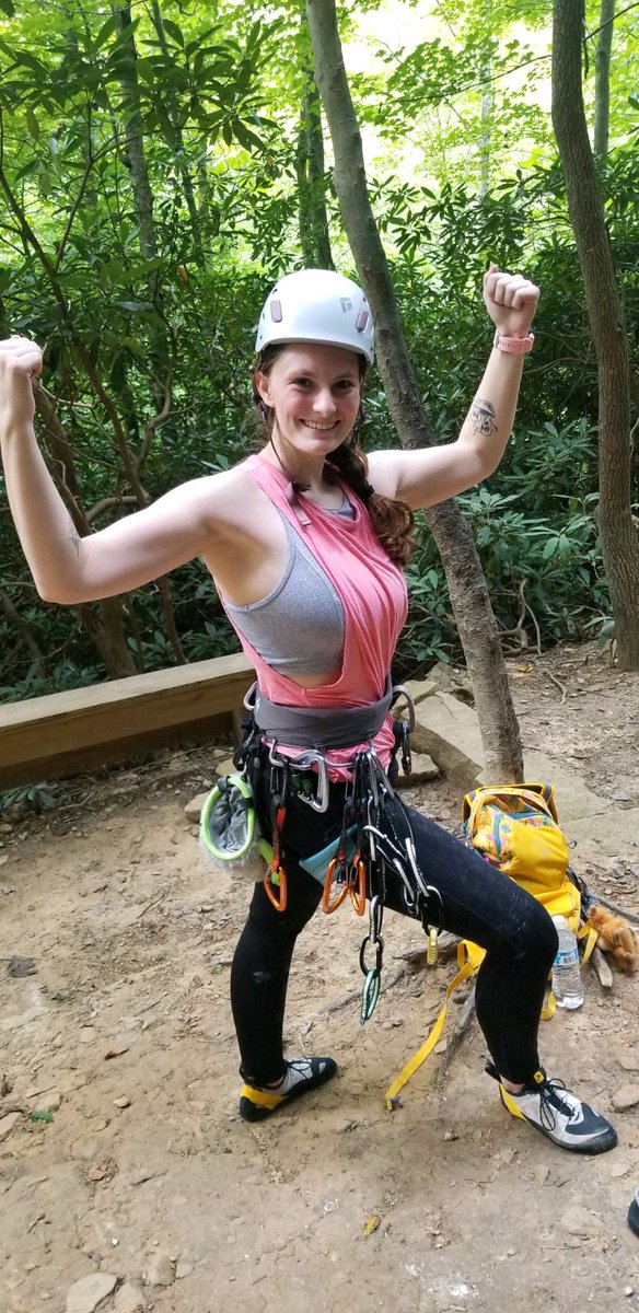 lblovesrocks's tweet photo. We're hanging out at Red River Gorge this weekend. It's been a fantastic anniversary weekend with @HackorSlashDan so far! One more day to go!!

#climbing #rockclimbing #adventure #redriver #rrg #miguelspizza https://t.co/TQJr22upuk