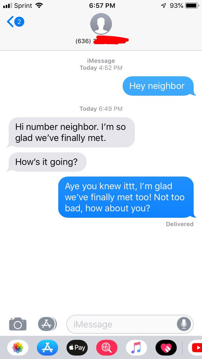 My number neighbor knew the trend 😁