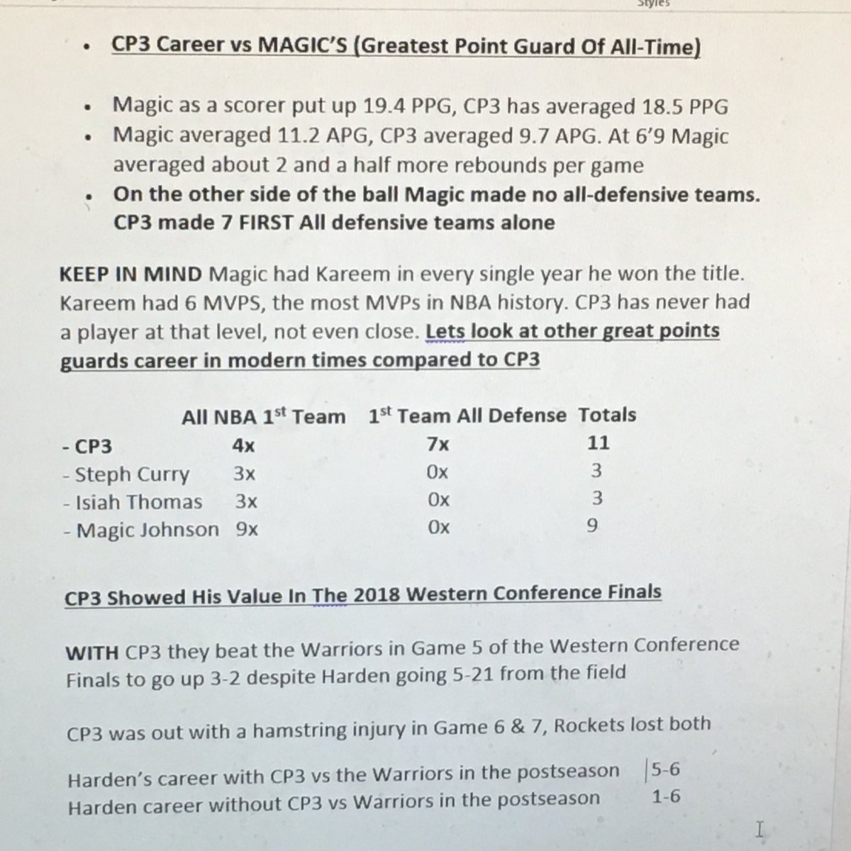 1TomByrne's tweet photo. My producer ⁦@ShepNBA⁩ on ⁦@MadDogRadio⁩ is legit arguing that Chris Paul may be better than Magic Johnson 

RT if he should be immediately removed from the studio by security

LIKE if you agree w/ CP3 > Magic https://t.co/XHx3GfZch5