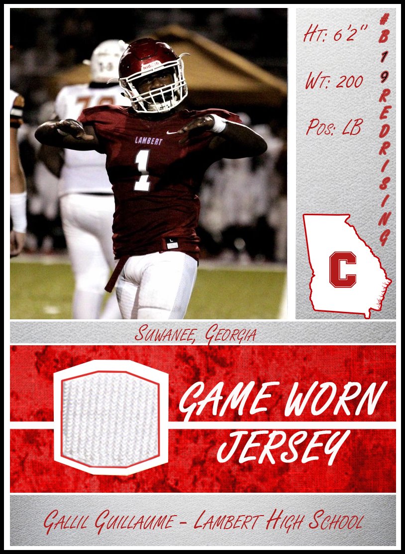 BigRed_Football's tweet photo. Next up a Big Red Welcome to LB Gallil Guillaume❗️ #B19RedRising  🐻🔴🏈🌿 https://t.co/qMVDTBcuCX