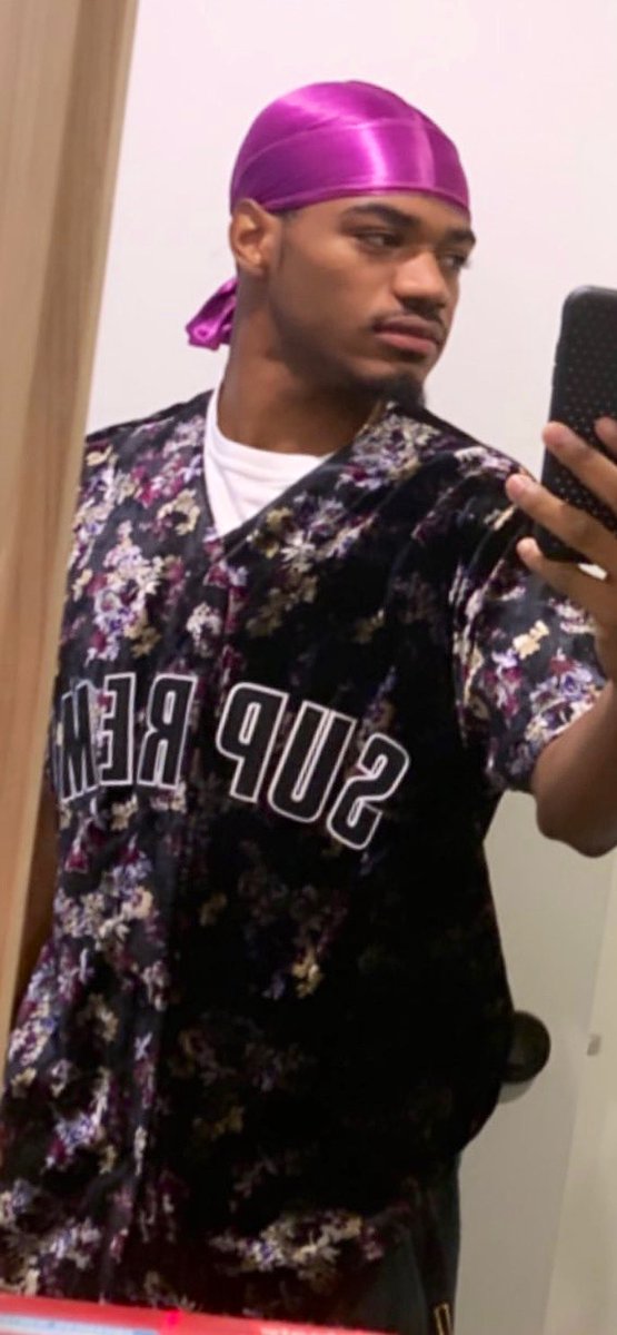 supreme floral baseball jersey