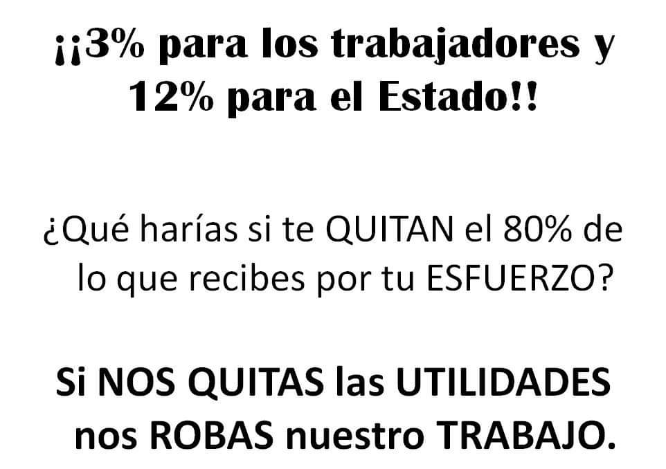 Exigimos 15% sin excepción, por un 🇪🇨 Ecuador sin discriminación. #VaPorTiTrabajadorPetrolero